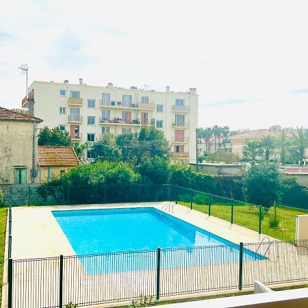 Les Palmiers - Appartement Avec Piscine Proche Plages - Wifi Et Clim Антиб Экстерьер фото