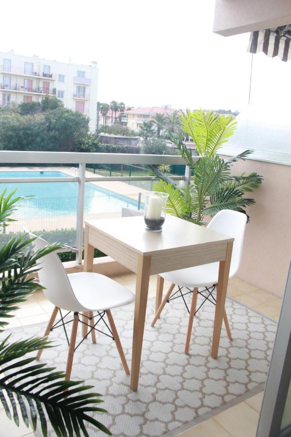 Les Palmiers - Appartement Avec Piscine Proche Plages - Wifi Et Clim Антиб Экстерьер фото