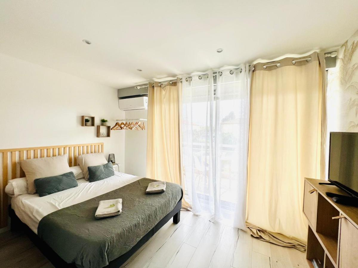 Les Palmiers - Appartement Avec Piscine Proche Plages - Wifi Et Clim Антиб Экстерьер фото