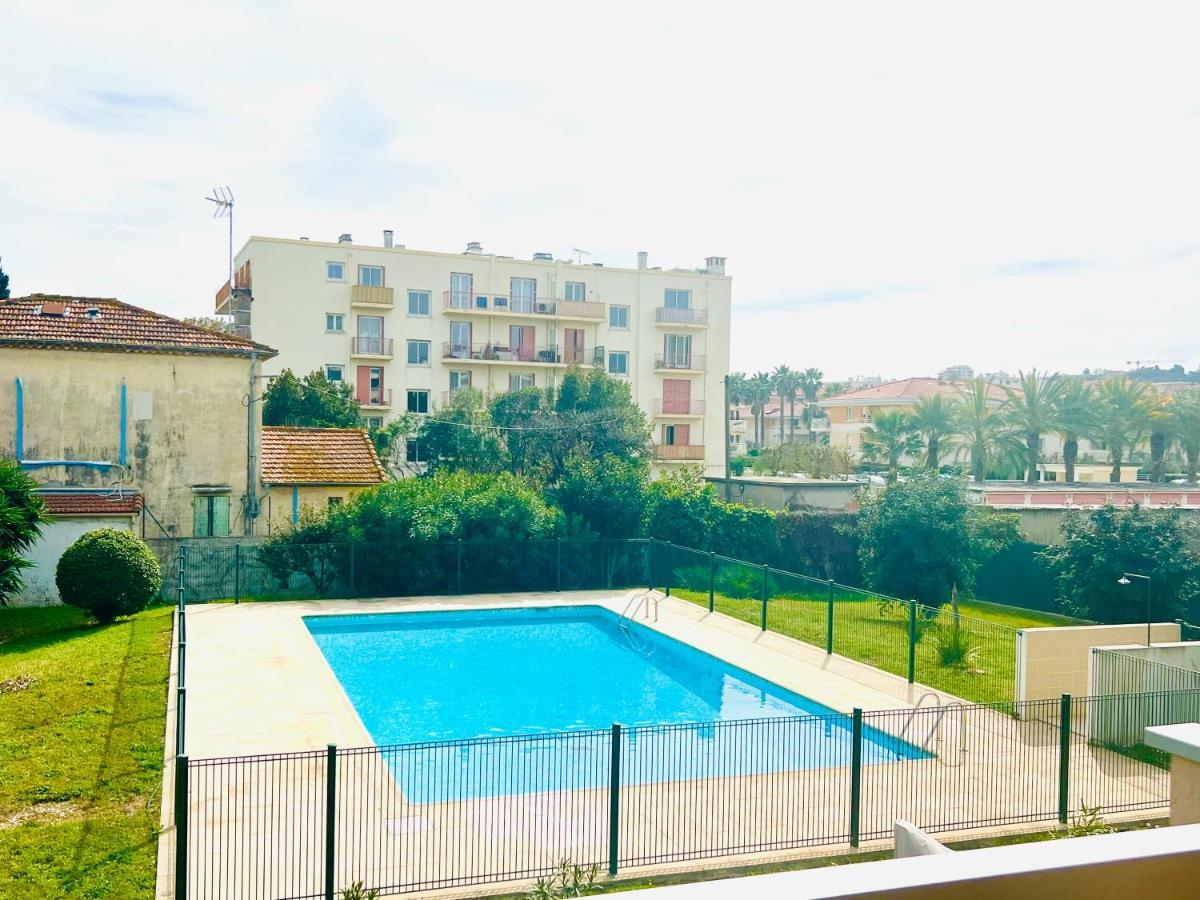 Les Palmiers - Appartement Avec Piscine Proche Plages - Wifi Et Clim Антиб Экстерьер фото