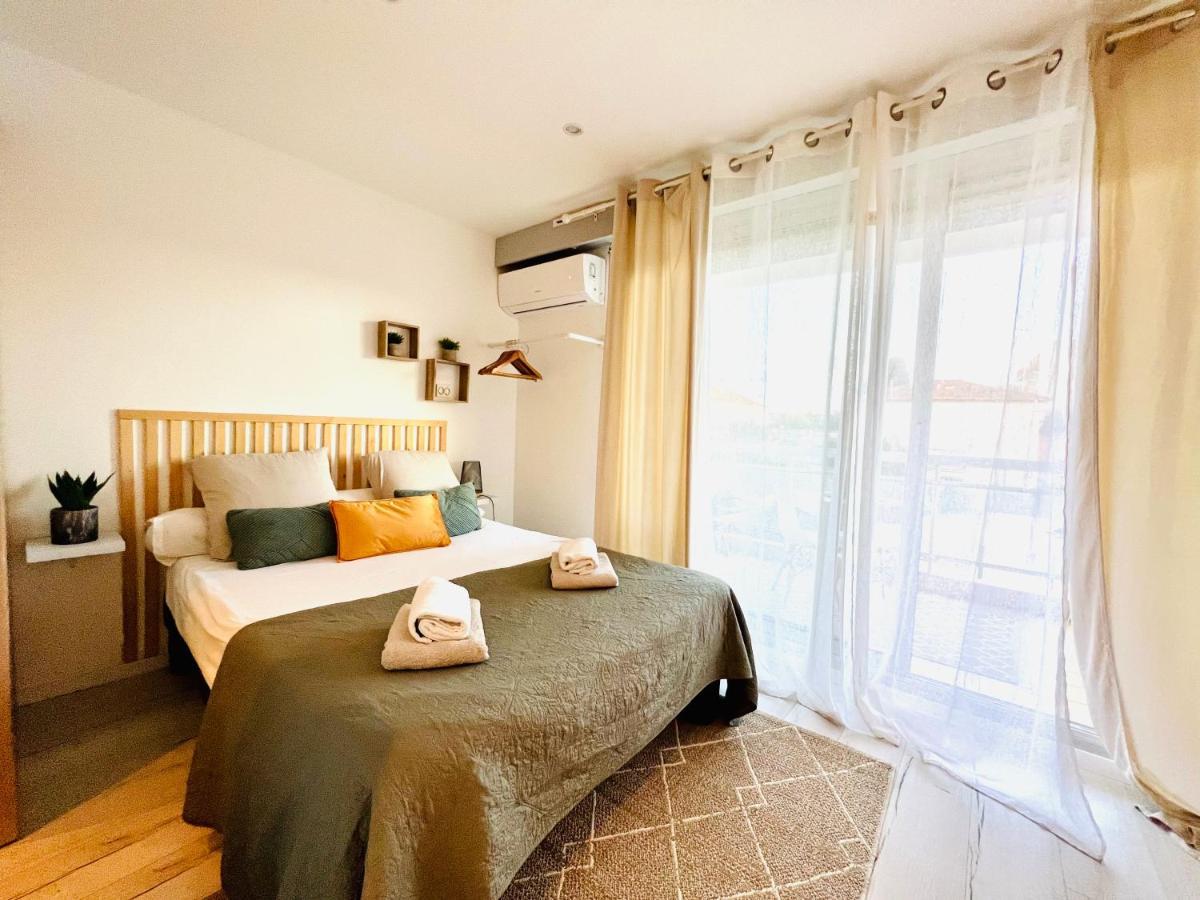 Les Palmiers - Appartement Avec Piscine Proche Plages - Wifi Et Clim Антиб Экстерьер фото