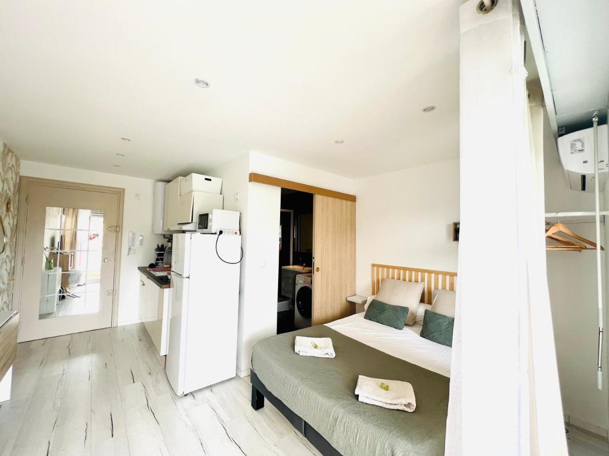Les Palmiers - Appartement Avec Piscine Proche Plages - Wifi Et Clim Антиб Экстерьер фото